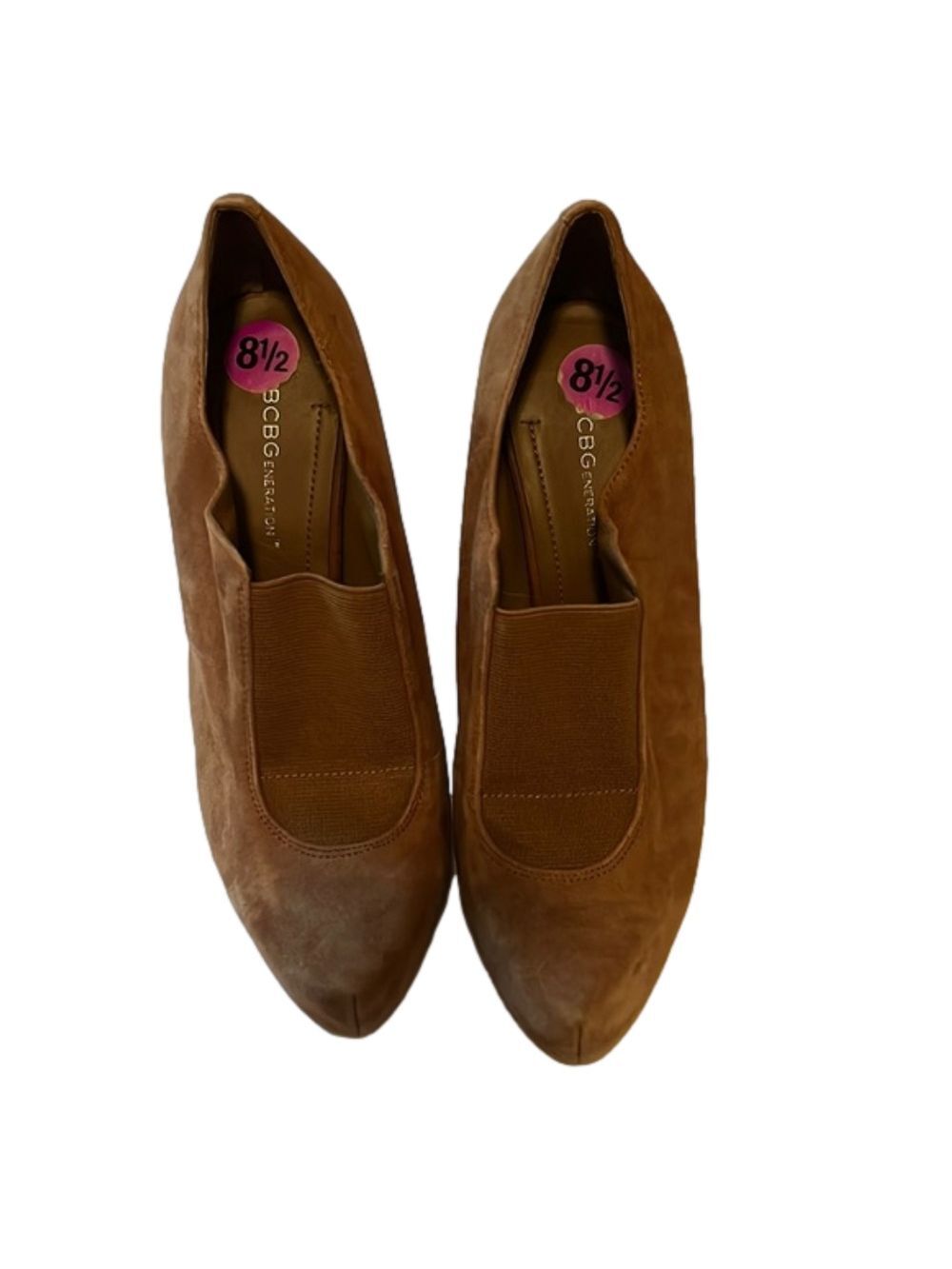 BCBGeneration Women's Brown Suede Heels Size 8.5